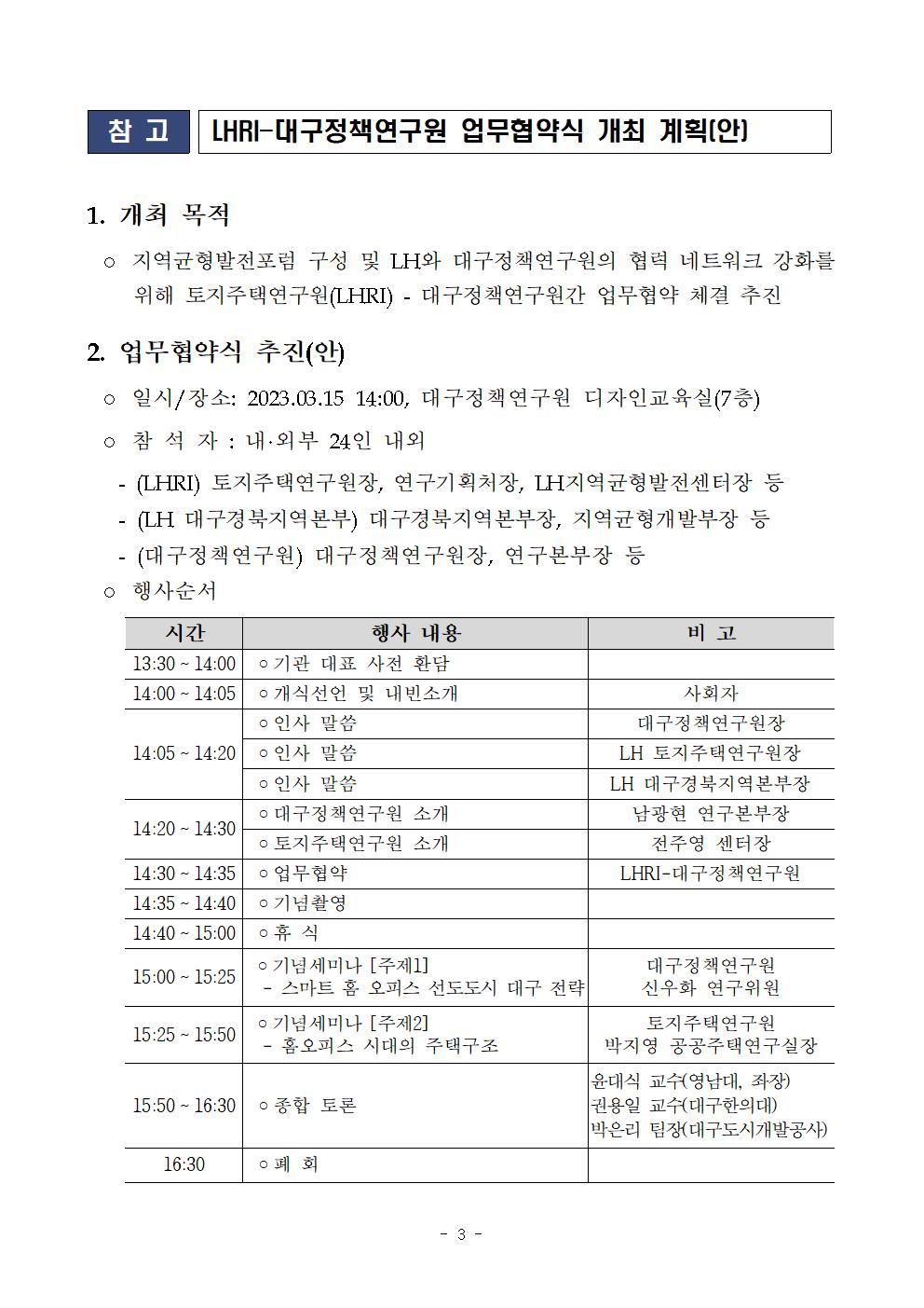 230315_(보도자료)LH토지주택연구원,대구정책연구원과업무협약체결★003.jpg